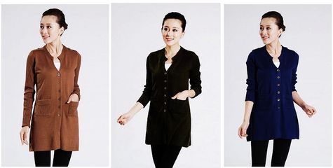 秋日溫情，時尚之選 韓版中長款針織開衫引領中老年女裝批發新風尚